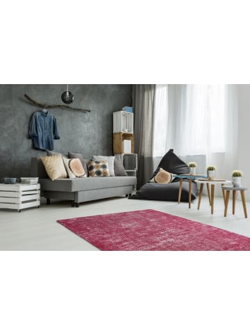 Kayoom Wohnzimmer Teppich – Kurzflorteppich Etna 110 in melone - rechteckig