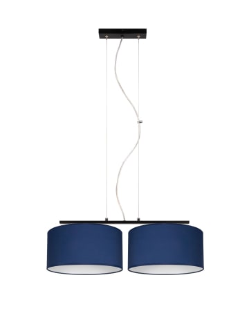 Licht-Erlebnisse Pendelleuchte (L)70 x (T)100 cm in Schwarz Blau Weiß