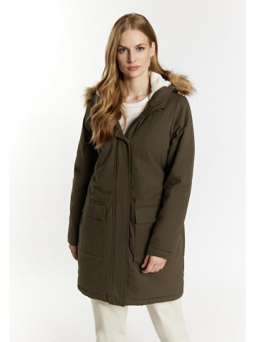 DreiMaster Vintage Winterparka in Dunkeloliv