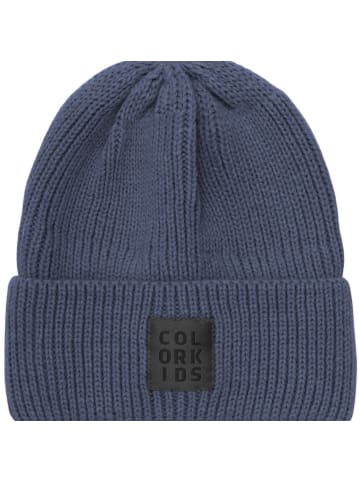 Color Kids BEANIEWOOL in Indigo