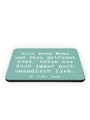 Mr. & Mrs. Panda magnet Spruch Trennung von den Eltern mit Spruch in Meeresbrise