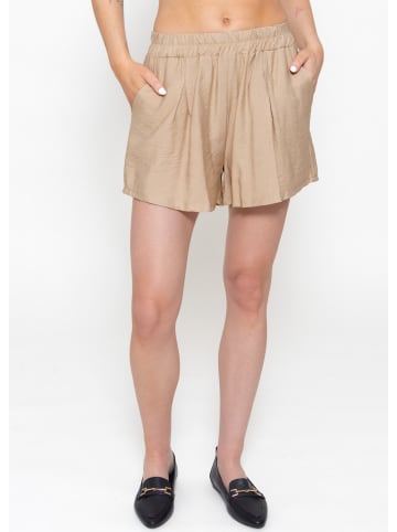 SASSYCLASSY Viskose Shorts in Beige