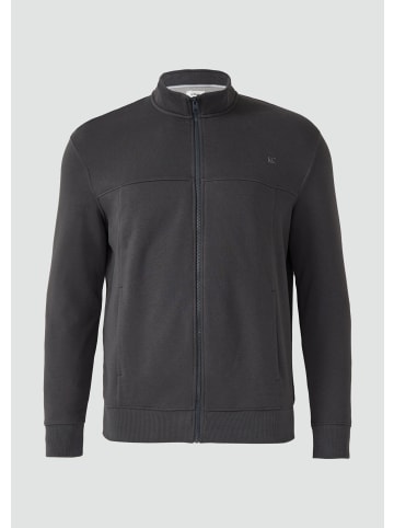 s.Oliver Sweatshirt Jacke in 9581_schiefergrau