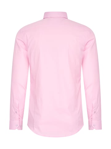 Rusty Neal Pastell Hemd S - 6XL Slim Fit Cotton-Stretch in Rose
