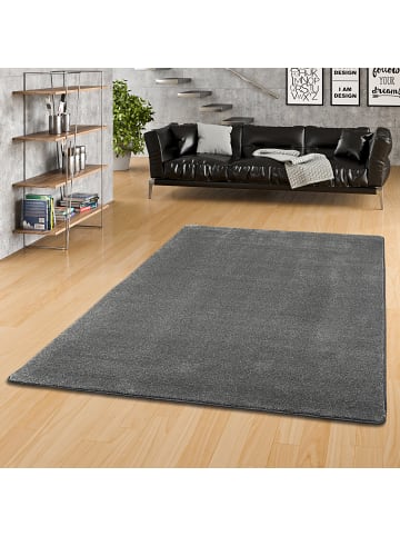 Hochflor-Teppich Touch in anthrazit