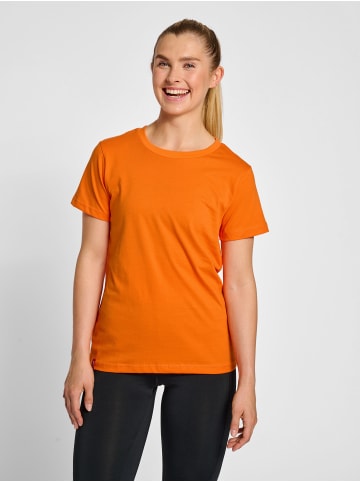 Hummel T-Shirt Hmlred Damen in ORANGE TIGER