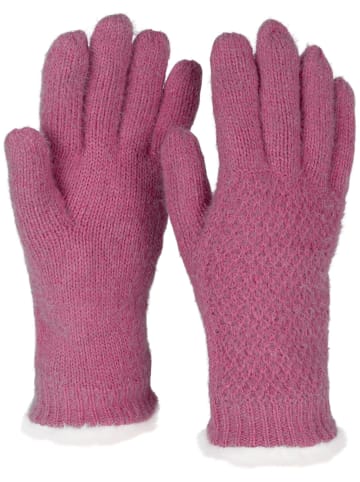 styleBREAKER Strickhandschuhe in Pink