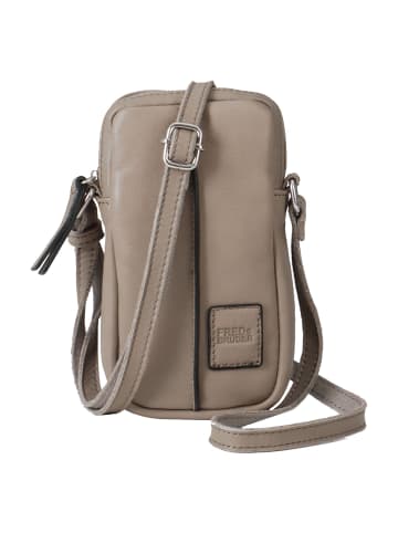 FREDs BRUDER FB Handytasche Leder 9 cm in warm grey