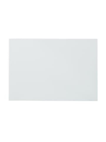 relaxdays Glas-Magnetboard in Weiß - 60 x 40 cm