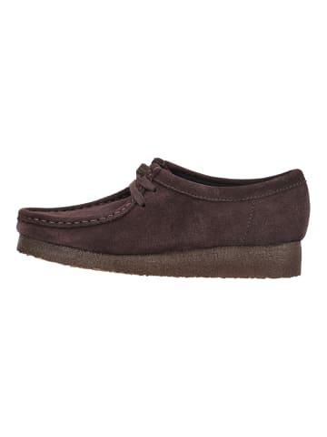 Clarks Halbschuhe WALLABEE. in Chocolate