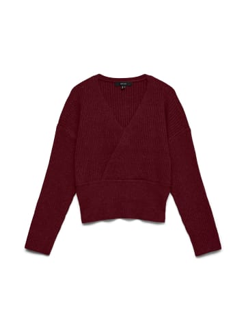 Vero Moda Strickpullover in Zinfandel
