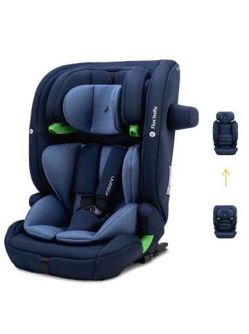 Osann Kindersitz "Flux Isofix" Navy Melange- von 76-150 cm mit Isofix