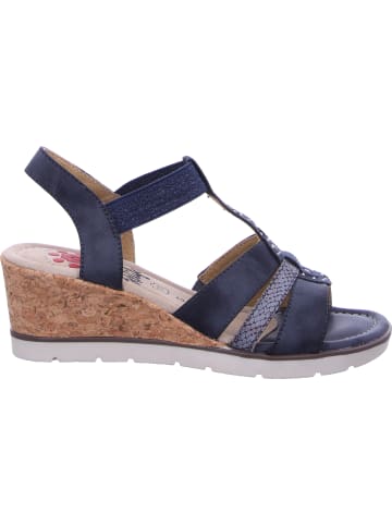Relife Keilsandalette in blau