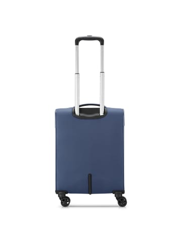 Roncato Jazz 4.0 4 Rollen Kabinentrolley S 55 cm mit Dehnfalte nachtblau