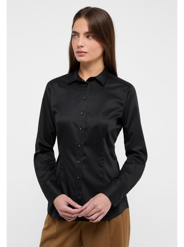 Eterna Bluse FITTED in schwarz