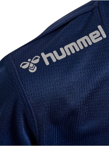 Hummel T-Shirt Hmlrun Laufen Kinder in BLACK IRIS