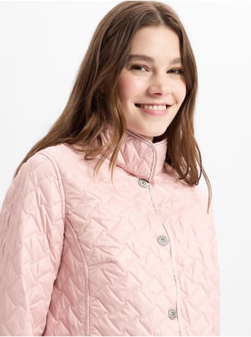 Lebek Jacke in altrosa weiß - 0002