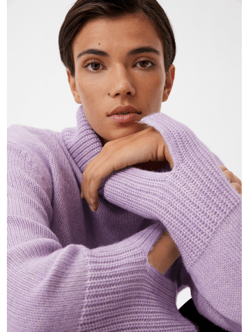 comma Strickpullover langarm in Lila