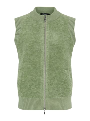 Olsen Strickweste Henny in schilf - 0001