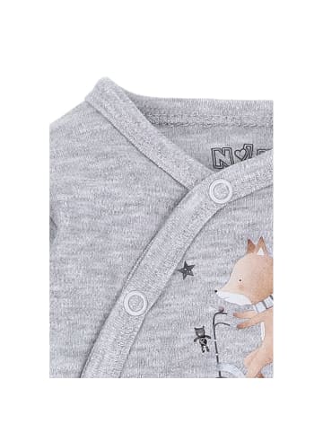 Nini Langarmbody Fuchs in grau