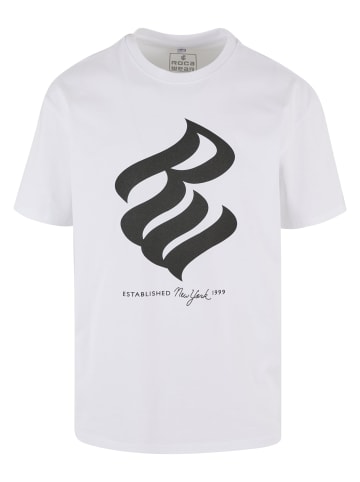 Rocawear T-Shirts in white/black