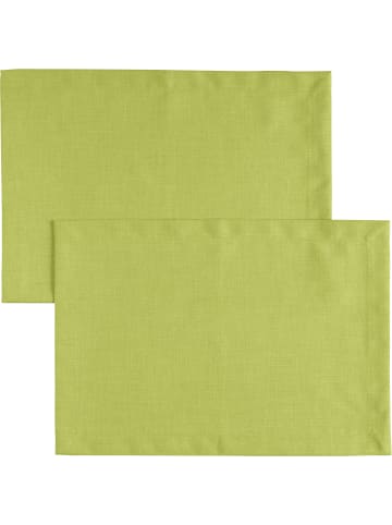 Erwin Müller Tischset 2er-Pack Madrid in apfelgrün
