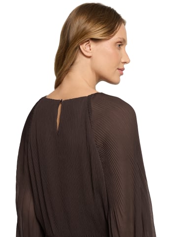 CARTOON Plisseekleid in schoko - 0001