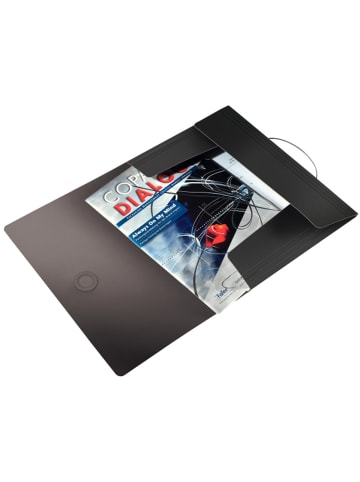 Leitz Eckspannmappe Solid A4 PP mit Klappen schwarz