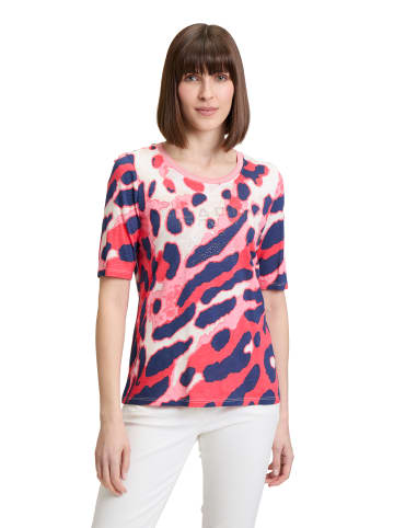 Betty Barclay Basic Shirt mit Print in Rosè/ Red