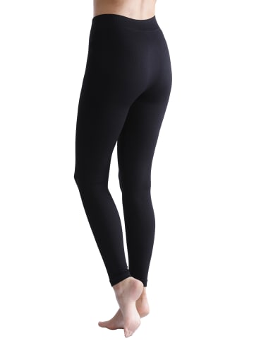 Yenita® Seamless Leggings in Schwarz