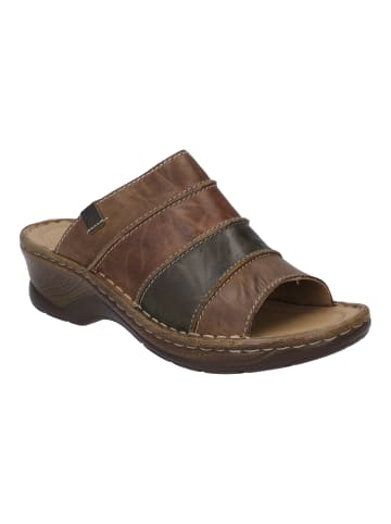 Josef Seibel Clog Catalonia 64 in brandy-multi