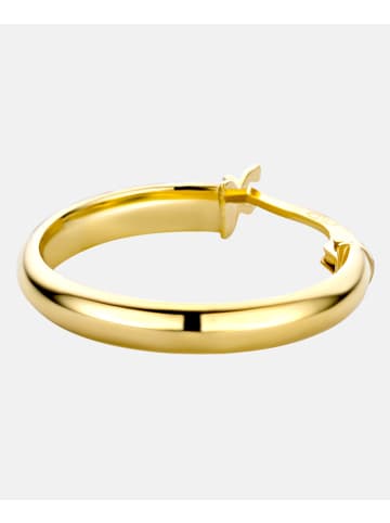 Diamant L'éternel Creolen aus 375 Gelbgold