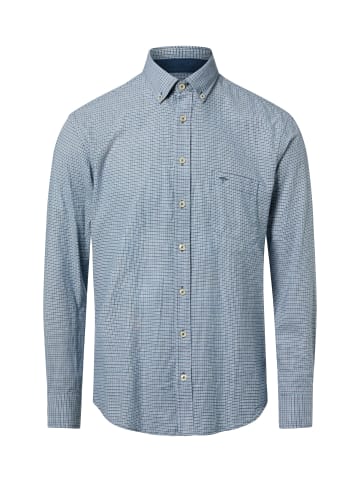 FYNCH-HATTON Hemd in marine weiß