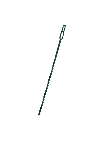 relaxdays 400 x Pflanzenbinder in Grün - (L)23 cm