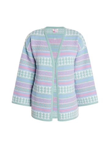 IZIA Damen Cardigan in Mint Mehrfarbig