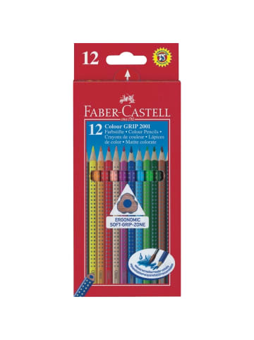 Faber-Castell Farbstifte Colour Grip Packung mit 12 Farben