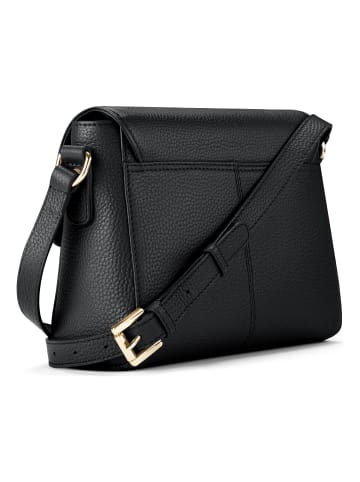 Lazarotti Bologna Leather Umhängetasche Leder 22 cm in black