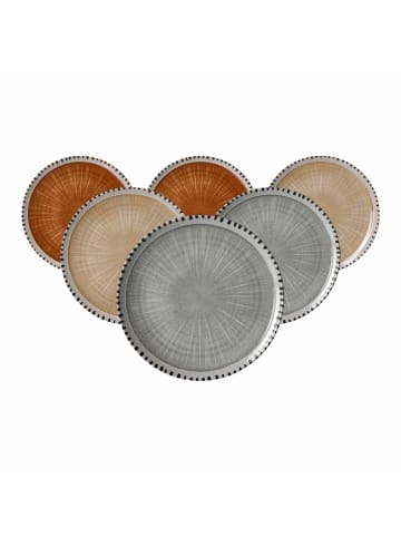 Ritzenhoff & Breker 6er Set Speiseteller Natura ø 26 cm in Mix