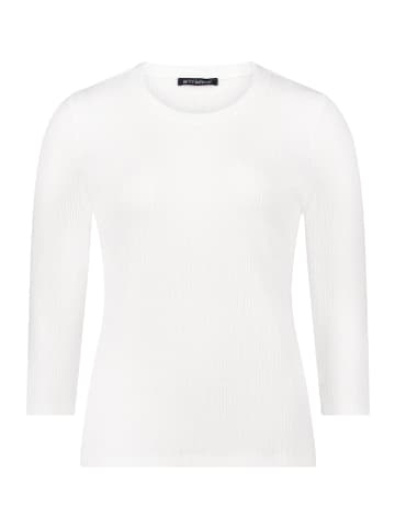Betty Barclay Strukturshirt mit Rundhalsausschnitt in Rohweiß