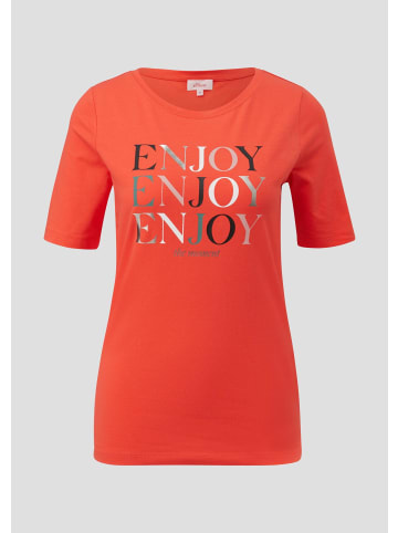 s.Oliver T-Shirt in 25D0_orange