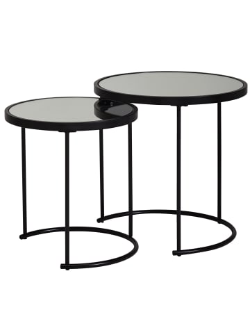 KADIMA DESIGN Beistelltisch 2er-Set | Spiegelglas, Design, Premium