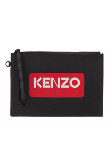 Kenzo Large Clutch Black in black