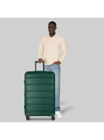 D&N South Dakota 4 Rollen Trolley L 76 cm mit Dehnfalte in olive