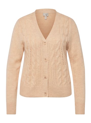 Ulla Popken Strickjacke in beige