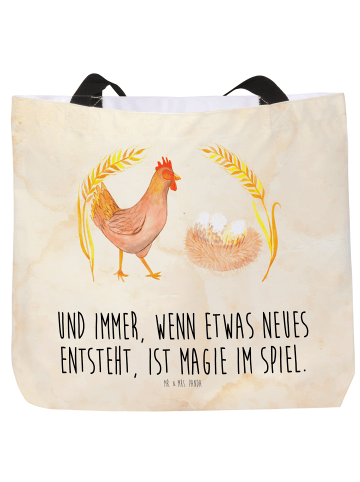 Mr. & Mrs. Panda Shopper Huhn Stolz mit Spruch in Vintage