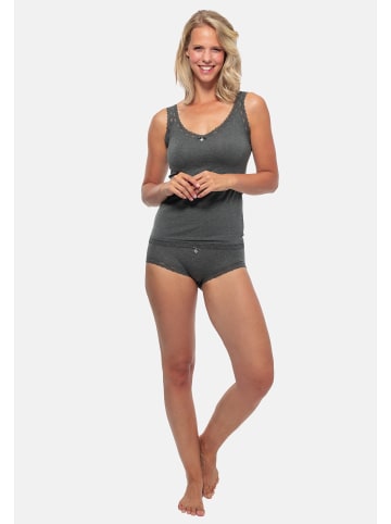 Nina von C. Unterhemd / Top Kim in Dark Grey