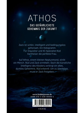 Klett-Cotta Athos 2643 | Deutscher Science-Fiction-Preis 2023