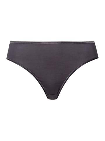 Hanro Midi Slip Cotton Seamless in Black pearl