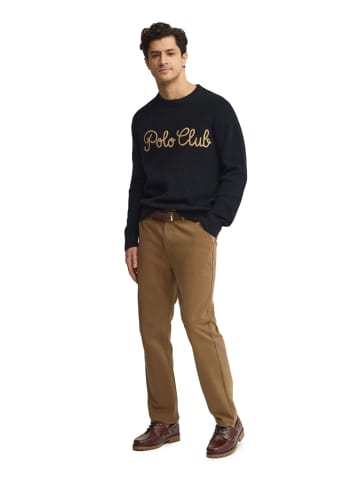 Polo Club Pullover in Navy Blau