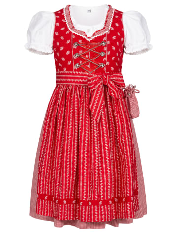 Nübler Kinderdirndl 3-teilig Larissa in Rot